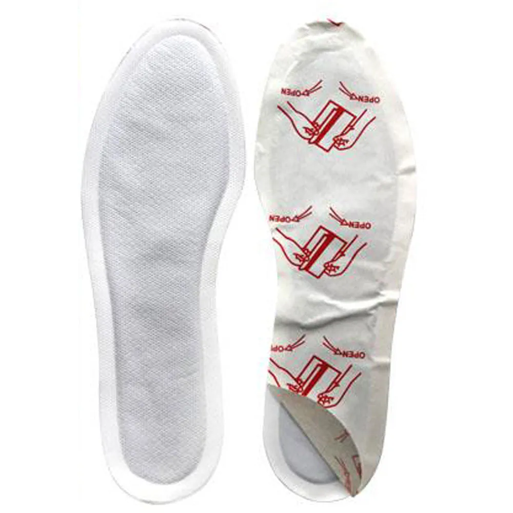 5 Pairs Toe Foot Warmer Insole Shoe Sock Adhesive Activated Pure Heat Hot Feet !
