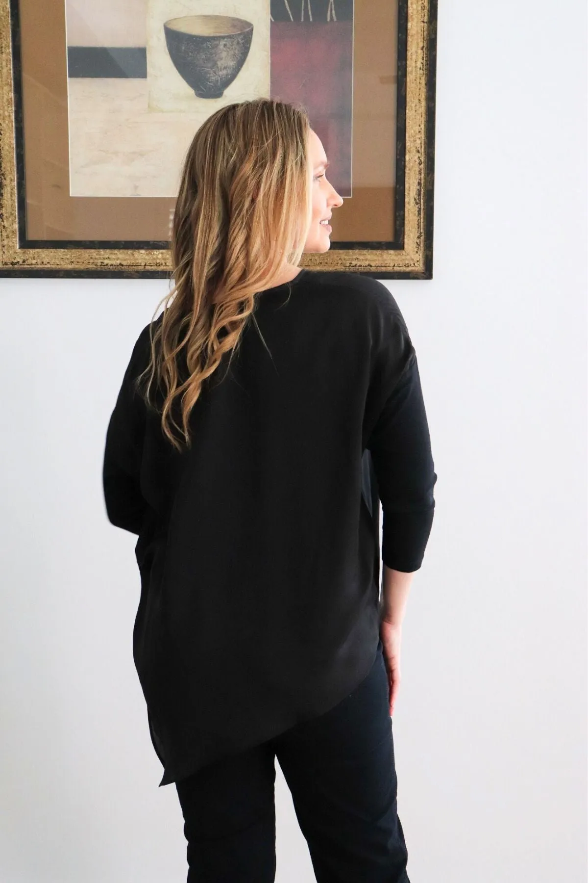 Easy Wear Top - Black
