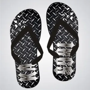 Kappa Alpha Diamond Plate Flip-Flops - SBL100 - SUB