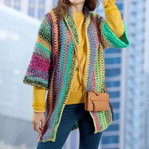 Red Heart Easy-to-Wear Crochet Cardigan