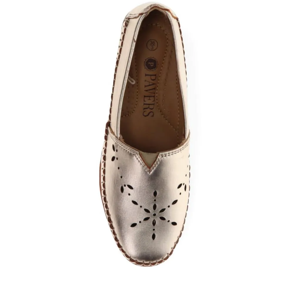 Slip-On Leather Moccasins - NAP39015 / 326 159
